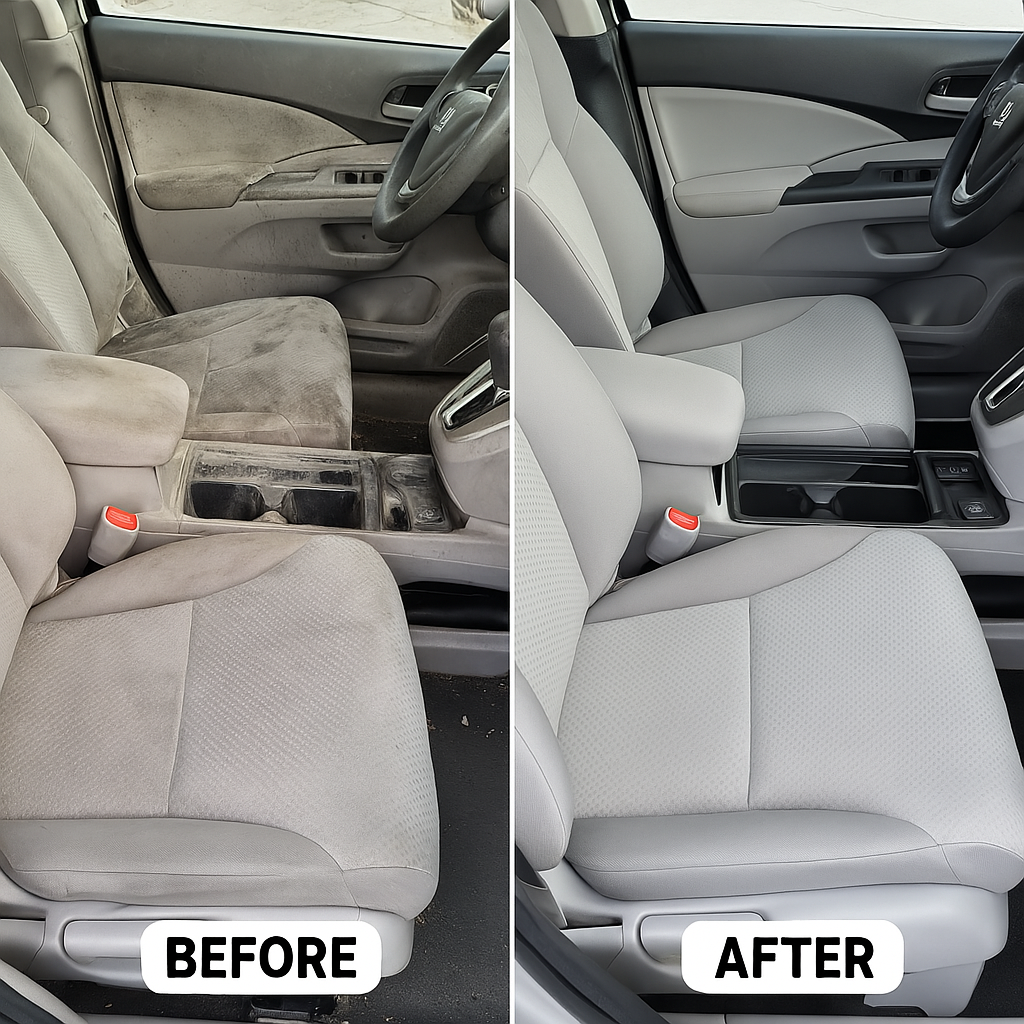 Deep Clean Interior - Before and After